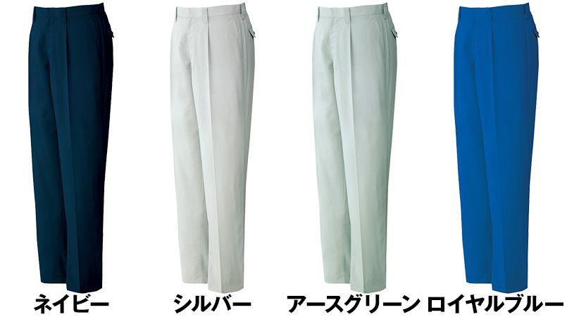 自重堂 82201 製品制電吸温発熱 ワンタックパンツ(JIS T8118適合) 色展開