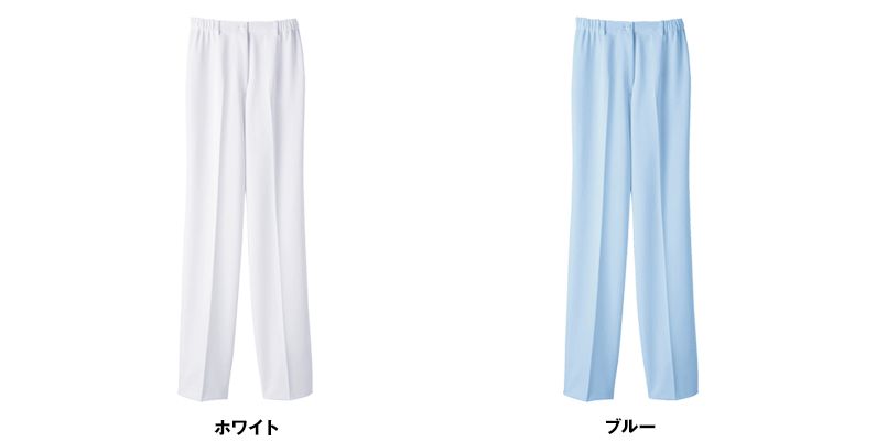 自重堂 WH10312 WHISEL レディースパンツ すっきり ウエストゴム(両サイド)(女性用) 色展開