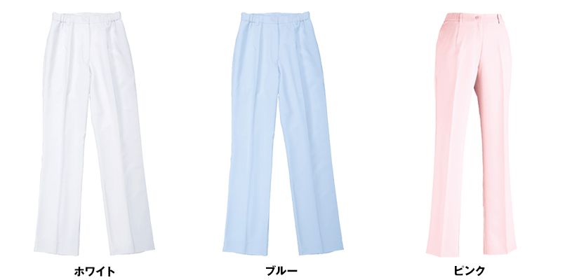 自重堂 WH11212 WHISEL レディースパンツ すっきり ウエストゴム(両サイド) 色展開
