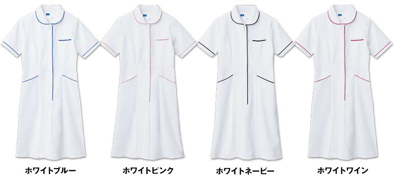 自重堂 WH12000 WHISEL ワンピース パイピング(女性用) 色展開