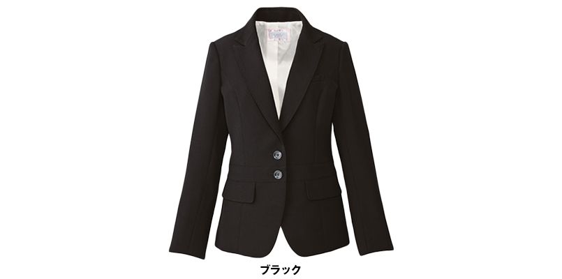 EAJ512 enjoy ロングジャケット 無地 色展開