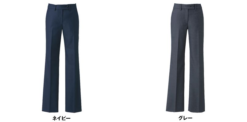 Enjoy EAL682 [通年]フレアストレートパンツ[無地] 色展開