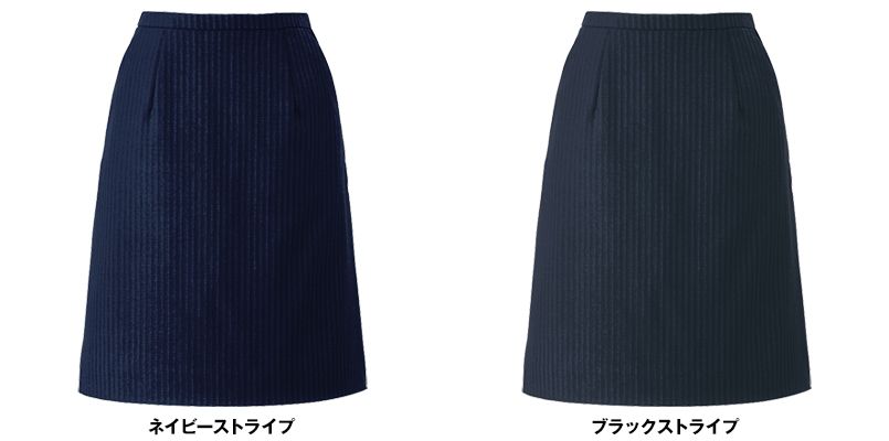 Enjoy EAS422  [通年]Aラインスカート ストライプ 色展開