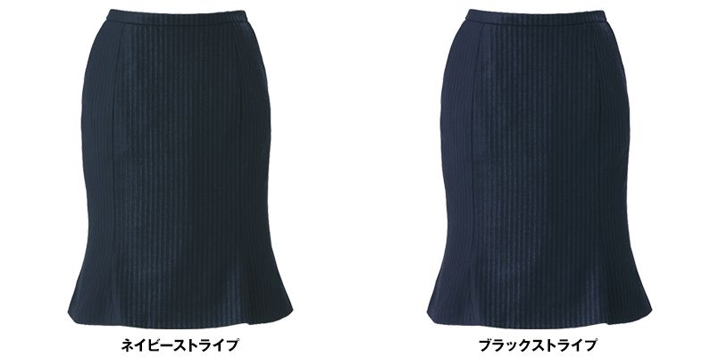 Enjoy EAS423  [通年]マーメイドスカート ストライプ 色展開