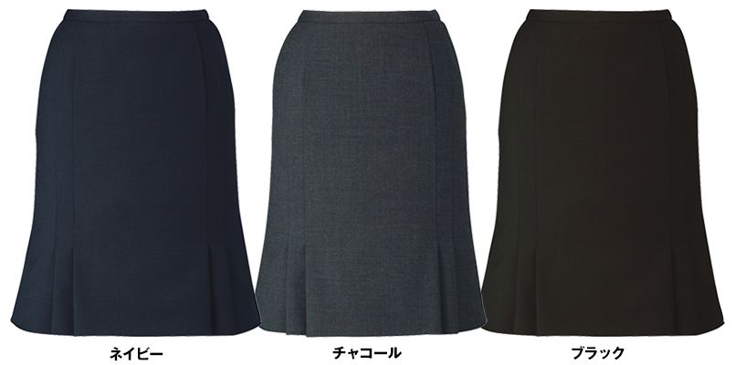 EAS654 Enjoy マーメイドスカート ウエストハング 無地 色展開