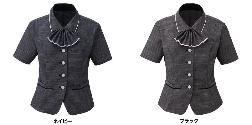 ESA618 Enjoy オーバーブラウス ツイード 色展開