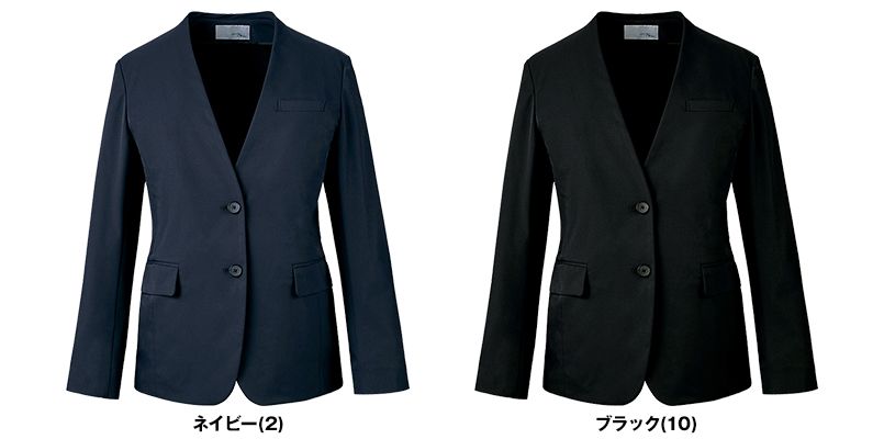 Enjoy NAJ015 [通年]ノーカラージャケット 色展開