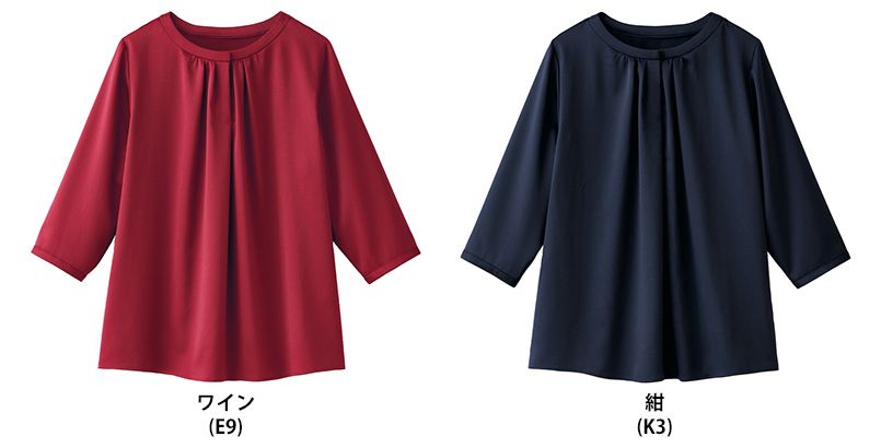 GROW GBLL2566 [通年]ブラウス(七分袖) 色展開