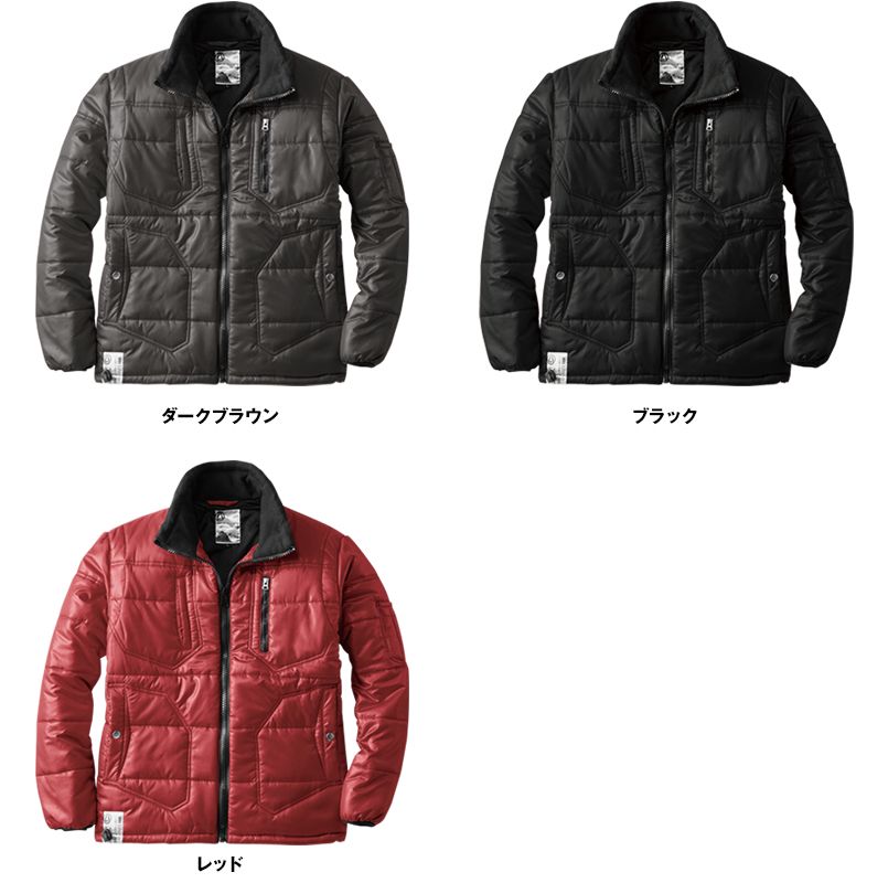2903 桑和 軽量あたたかい おしゃれな防寒ジャンパー 色展開
