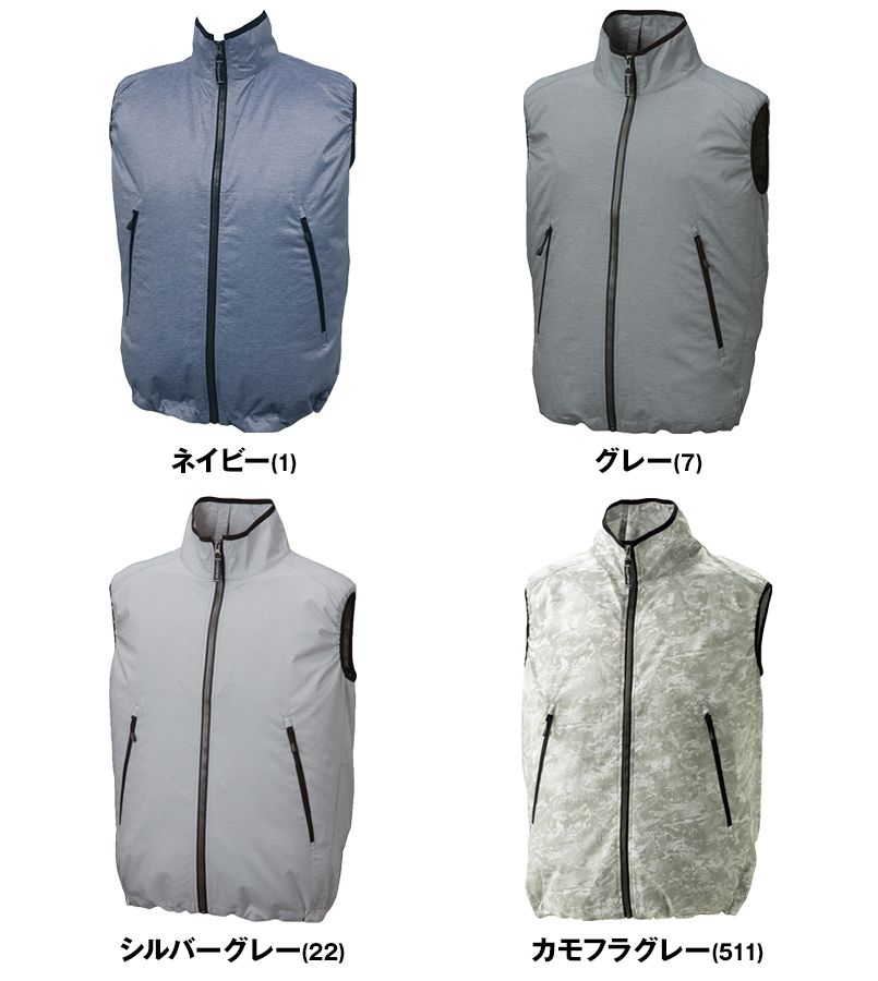 7059-06 G・GROUND サイクロンエアー ベスト 色展開