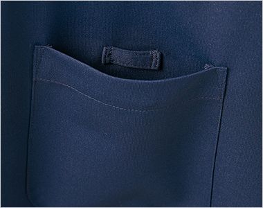 アイトス 634253 [通年]メンズ長袖スタンドカラーシャツ 胸ポケット。名札ループ付き
