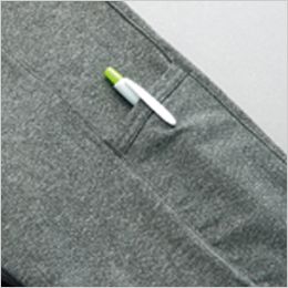 AZ-10610 アイトス コンプレスフィット長袖シャツ(男女兼用) ペン差しポケット付き