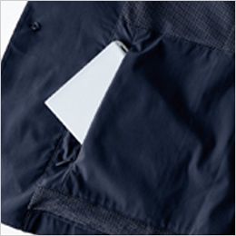 アイトス AZ160[通年]アクティブスーツ メンズジャケット 右側に大型の内ポケット付き