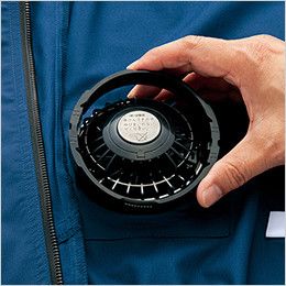 AZ2998 アイトス 空調服 半袖ブルゾン(男女兼用) ポリ100％ 簡単脱着が可能なワンタッチファン