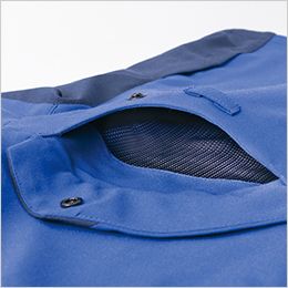 アイトス AZ4930 [春夏用]長袖ブルゾン[男女兼用] 胸ポケット内メッシュ。胸ポケット内袋生地はメッシュ仕様で通気性を確保。
