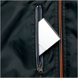 AZ50111 アイトス 裏フリースジャケット スポーティ軽防寒 胸ポケット