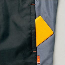 AZ50111 アイトス 裏フリースジャケット スポーティ軽防寒 ポケット付き