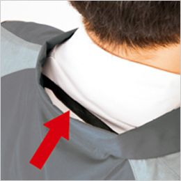 アイトス AZ-50199SET [春夏用]空調服セット 長袖ジャケット(男女兼用) ポリ100％ 調整紐をとめることで風の通り道ができ、涼しく快適な環境を作ります