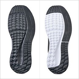 アイトス AZ51681 TULTEX セーフティシューズ[男性用] 左：004 グレー、右：010 ブラック

