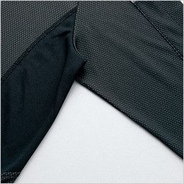 AZ551045 アイトス 遮熱(-3℃)長袖ポロシャツ(男女兼用) 切替メッシュ