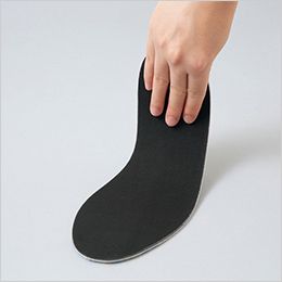 踏み抜き防止インソール 金属鋼板ではなくポリエステル生地積層材を使用した踏み抜き防止インソール。
柔軟性に優れ軽量、JIS T8101基準クリア。