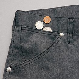 AZ64120 アイトス Wrangler(ラングラー) ノータックワークパンツ(男女兼用) 小物収納用のサブポケット