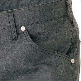 AZ64120 アイトス Wrangler(ラングラー) ノータックワークパンツ(男女兼用) 両脇 ポケット