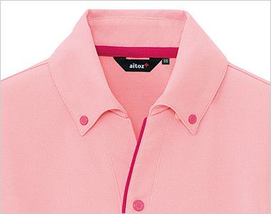 AZ7668 アイトス ペップ サイドポケット半袖ポロシャツ(男女兼用)(6.3オンス) きちんとした印象のボタンダウン

