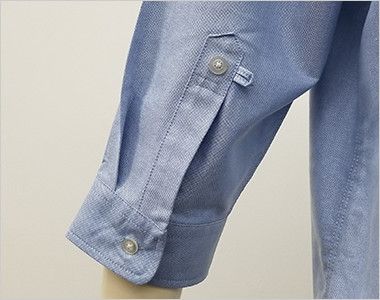 AZ7874 アイトス オックスボタンダウンシャツ/七分袖(男性用)