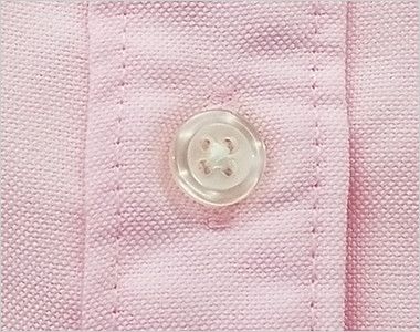 アイトス AZ7875 オックスボタンダウンシャツ/七分袖[女性用] ボタン部分
