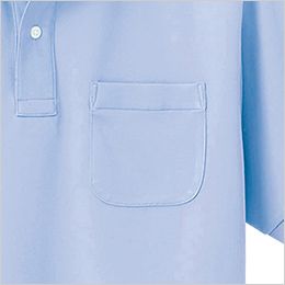 CL1000 アイトス 半袖クイックドライポロシャツ(男性用) 左胸ポケット付き
