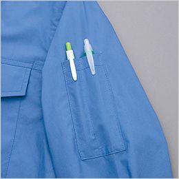 空調服(R) 長袖ブルゾン[男女兼用] 袖の取り出しやすい位置にあり、よく使うペン等の収納の便利