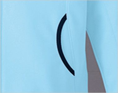 UZL1013 ルコック ジャージ ジャケット(男女兼用) 爽やかな印象のネイビーのトリミング