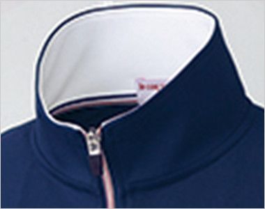 UZL1026 ルコック ジャージ ジャケット(男女兼用) トリコロールカラーの襟伏せテープがアクセントに