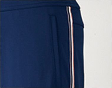 UZL2012 ルコック ジャージ ブーツカットパンツ (女性用)スポーティなサイドライン 脚線美を際立たせるトリコロールテープがアクセント