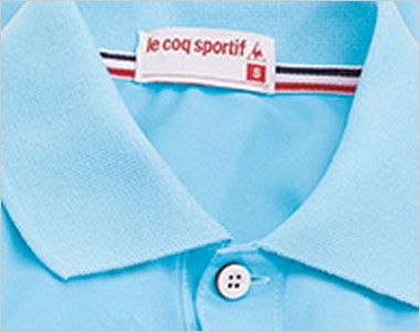 UZL3013 ルコック ドライポロシャツ(男女兼用) トリコロールカラーの襟伏せテープがアクセントに