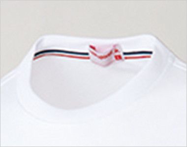 UZL3028 ルコック 長袖ドライTシャツ(男女兼用) トリコロールカラーの襟伏せテープがアクセントに