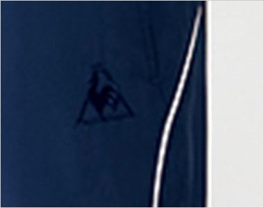 UZL5012 ルコック ジャージ ブレーカーパンツ(男女兼用) 同系色のルコックスポルティフ刺繍と白いラインがアクセント
