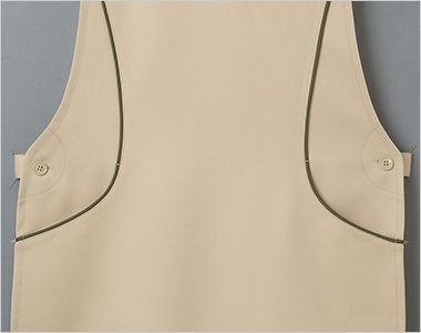 UZT437N テンダー ベストエプロン 大きめのポケットで収納力抜群