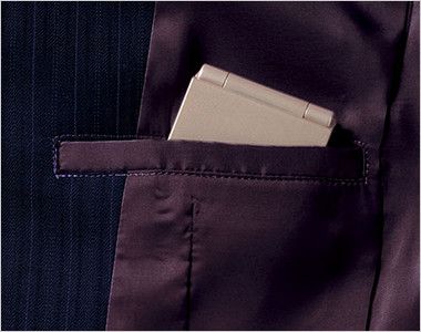 [アウトレット2022]Bonmax AJ0225 [通年]アウトラストI ジャケット(2つボタン) ストライプ 内ポケット