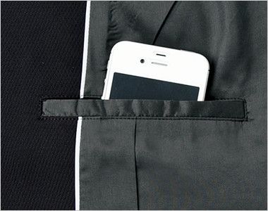 Bonmax AJ0243 [通年]インプレス 前ホック留めのジャケット 無地 内ポケット