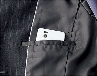 Bonmax AJ0244 [通年]プログレス ジャケット ストライプ[温度調整機能素材] 内ポケット