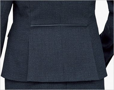 Bonmax AJ0275 [通年]ポリジン ジャケット [ストレッチ/抗菌防臭] 裾のベンツで腰まわりゆったり。腰位置を高く見せるウエストパイピング付き。