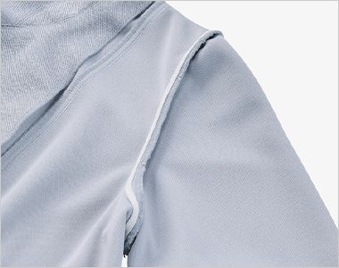 Bonmax AJ0865[春夏用]BLINK Knit(ブリンクニット)オーバーブラウス[女性用] アームホールの消臭テープが汗の臭いを吸着分解します。