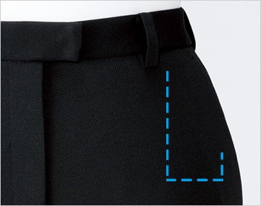 Bonmax AP6244 [通年]裾上げらくらくパンツ スリム [ニット/高通気] 斜めポケット