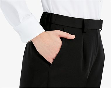 Bonmax AP6805 [春夏用]Dry Ease Bottom(ドライイーズボトム)テーパードパンツ[2WAYストレッチ/撥水/防汚] 斜めポケット ラインを損なわず、物の出し入れがスムーズな斜めポケット仕様で、美しさと機能性を兼ね備えました。