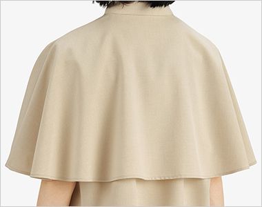 BONMAX AUA9302 [通年]BONCIERGE meets Audire ケープ[吸水速乾/ストレッチ] 軽やかに広がるケープが上品な後ろ姿を演出します。
