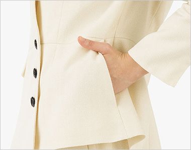 BONMAX AUJ0300 [通年]BONCIERGE meets Audire ジャケット[ツイード] 出し入れしやすい形状の大きめポケットが両脇に付いています。