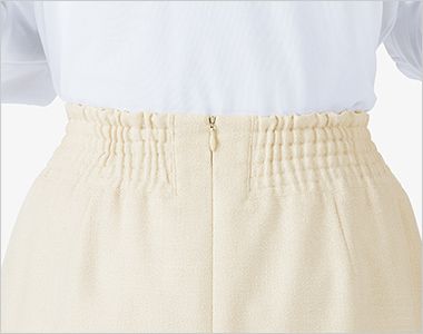 BONMAX AUS2300 [通年]BONCIERGE meets Audire プリーツスカート（ロング丈）[ツイード] ウエストは後ろゴム仕様。スッキリ見えて、アジャストするゴムでラクな着心地。