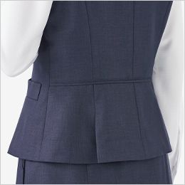 Bonmax BCV1706 [春夏用]ベスト[ストレッチ] 後ろ裾に入ったサイドベンツが腰まわりにゆとりを持たせます。